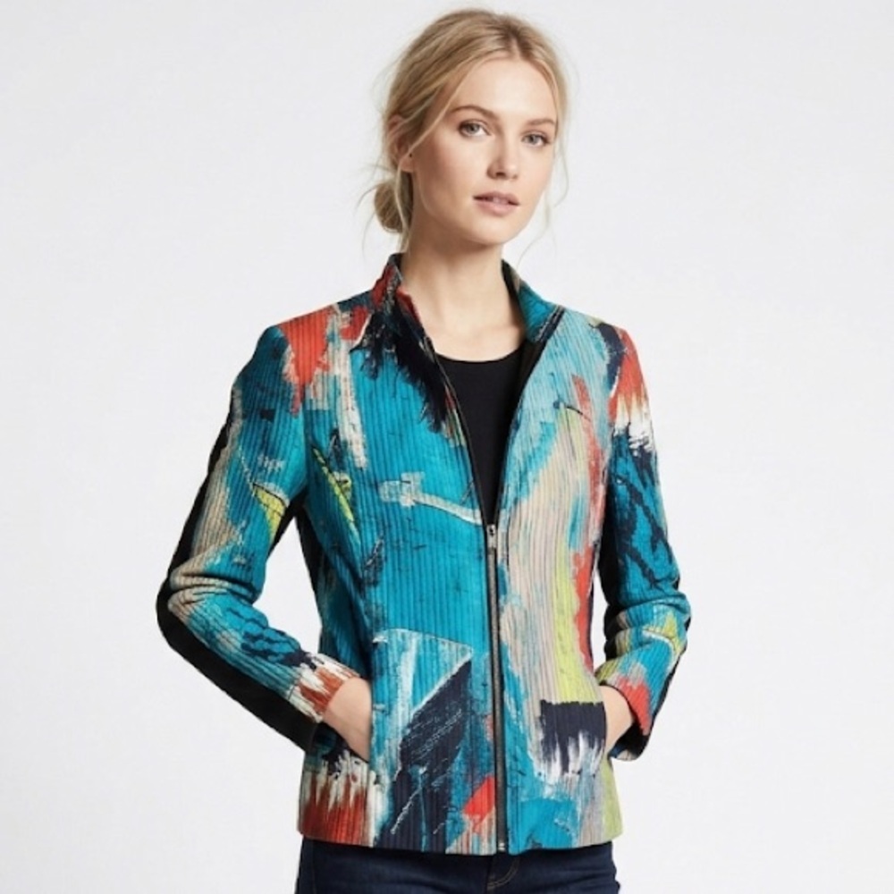 Ala Carte Multicolor Jacket Blazer Size Small